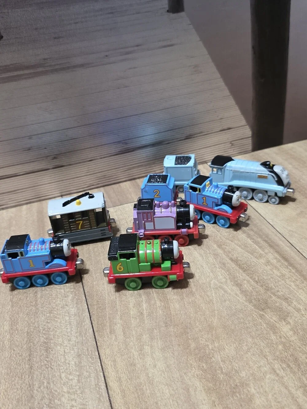 Thomas & Friends Spencer, Thomas Santa, Percy, Rosie And Toby Train Engine